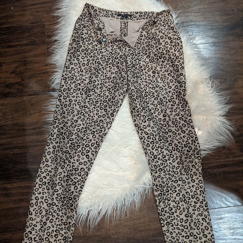 Theory Leopard Print Pants 🐆 size 00 - Picture 3 of 7